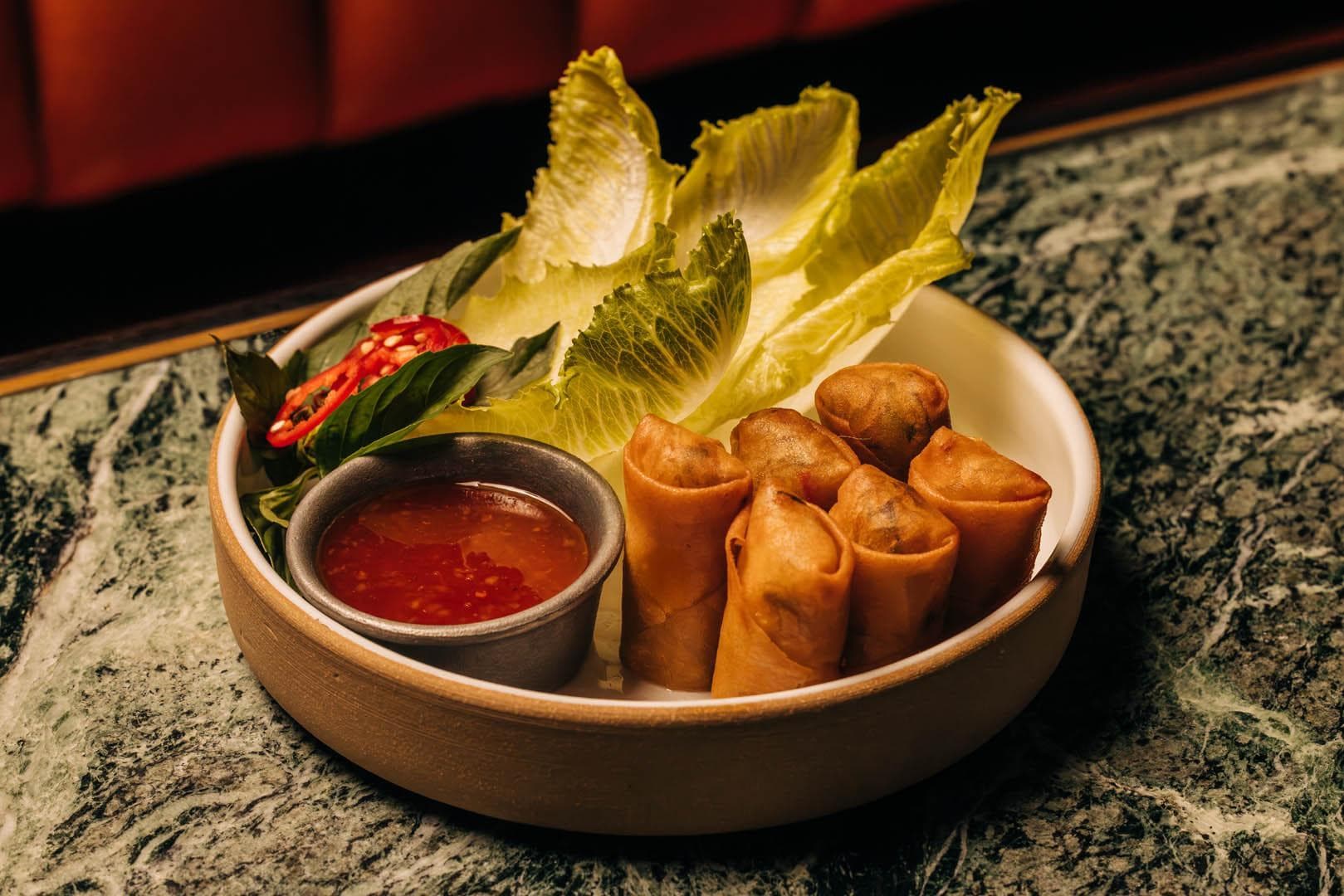 image of vegetable spring roll
