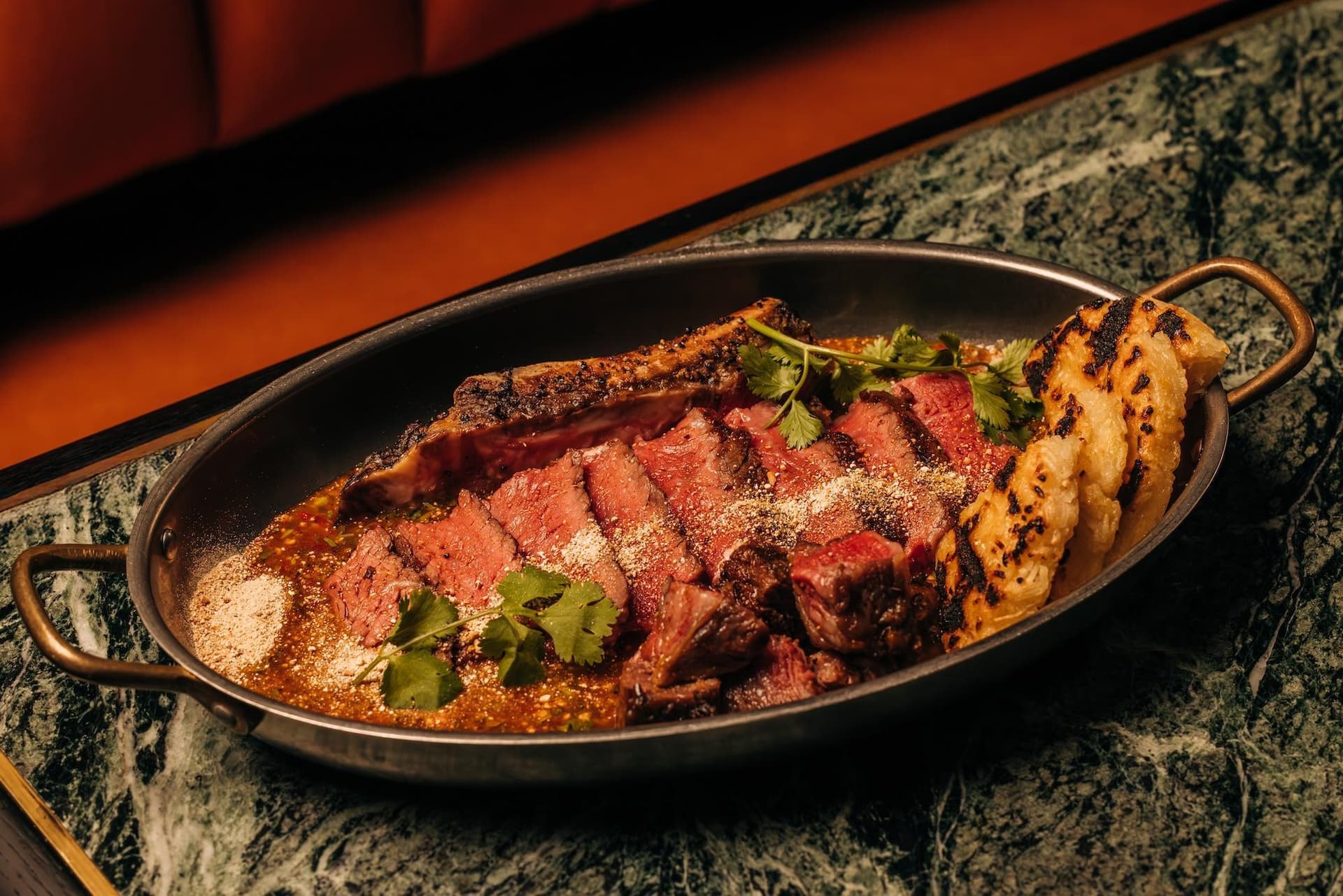 image of 45 day dry-aged ribeye